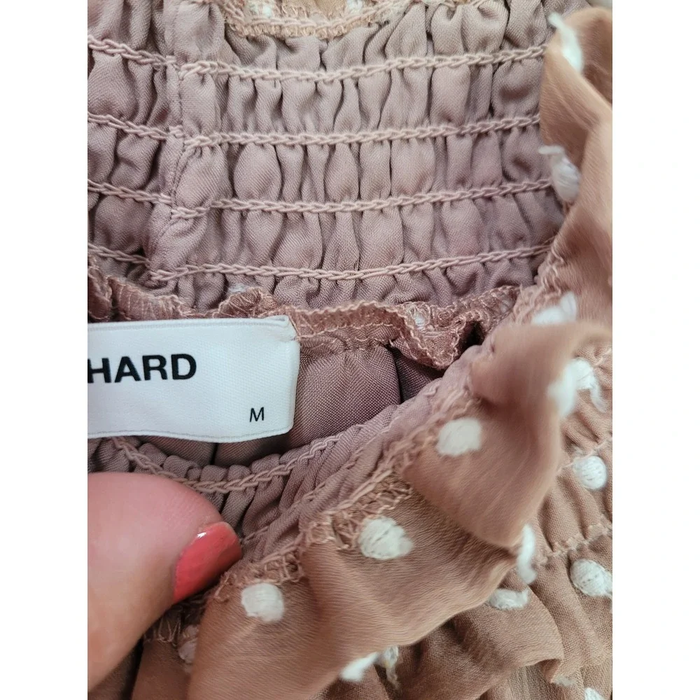 Amanda Uprichard‎ Halter Mini Dress Revolve Polka Dot Sleeveless Women's M #20 - Picture 7 of 8